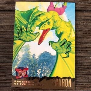 X-Men ’95 Fleer Ultra trading card: Brotherhood of Evil Mutants: Sauron #61